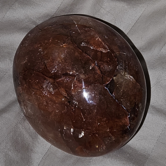 176 grams, Huge FIRE QUARTZ Palm Stone, Amazing Color & Quality, New! - Picture 5 of 16
